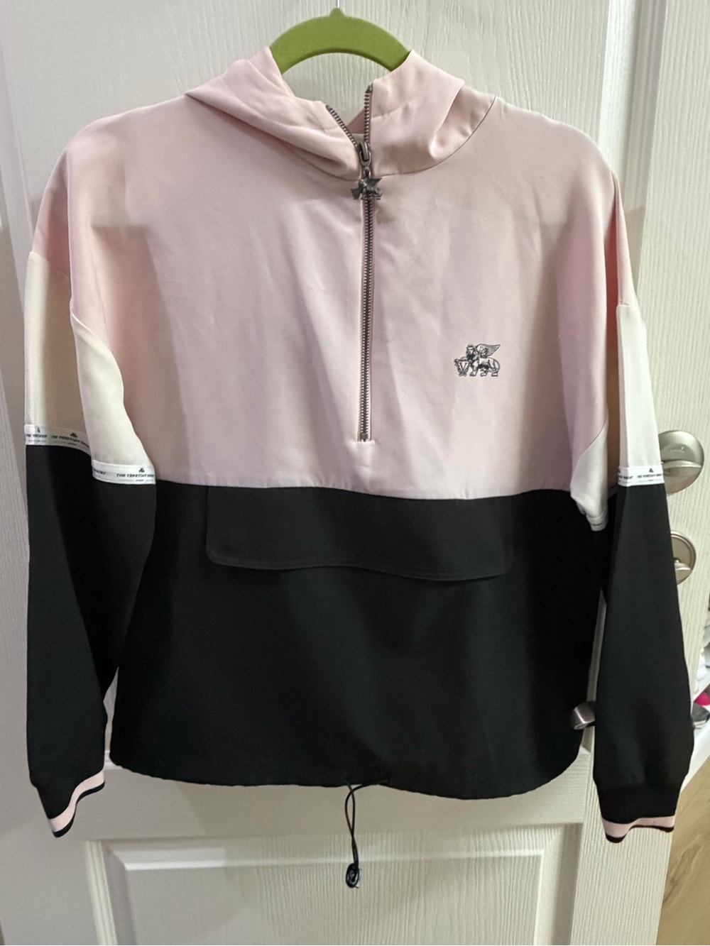 The Venetian Resort Branded Las Vegas Black Pink Half-Zip Pullover